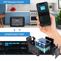 Portable Power Station Built for Backup Power, 2040Wh LiFePO4 Battery, Multiple AC Outlets, Rapid Charging