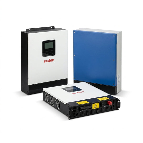 Hybrid Solar Inverter Set Engineered for Whole-House Power, 9kW Output, Battery Management, Grid-Tied Compatible