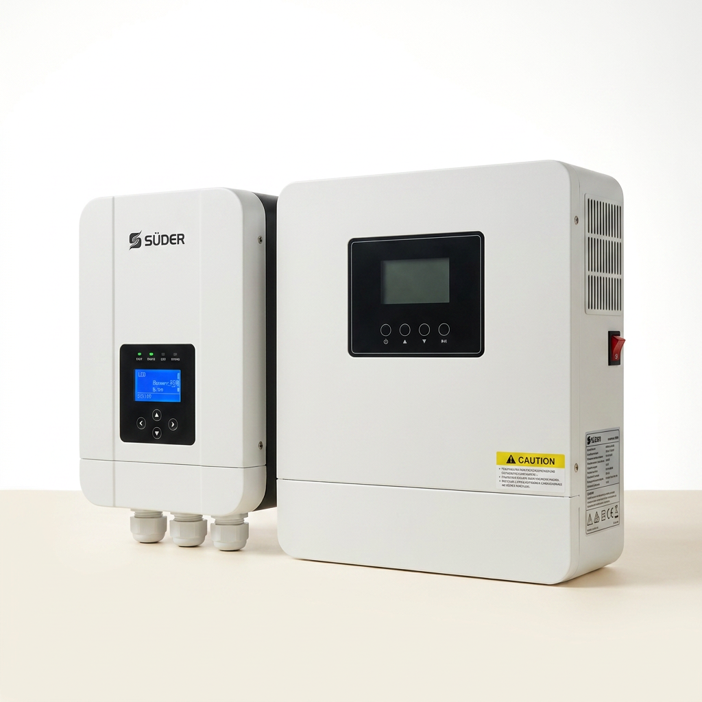 Süder Harmony 6000 Hybrid Solar Inverter — Studio Shot