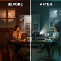 Solivolt Edge1000 Portable Solar Generator — Before & After