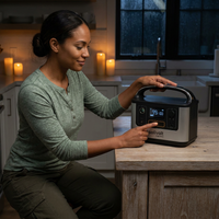 Solivolt Edge1000 Portable Solar Generator — Lifestyle