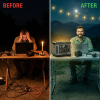TerraVolt Ranger2000 Solar Power Station — Before & After