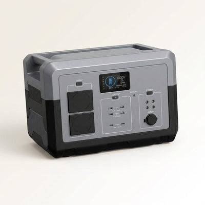 Solar Power Station Built for Portable Energy, 2000Wh Capacity, Dual AC Outputs, Smart Digital Display