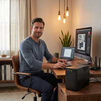 VoltCrest Aurum 2000VA Battery Backup System — Lifestyle
