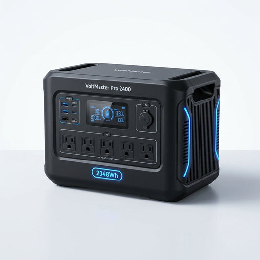 VoltMaster Pro 2400 Portable Power Station — Studio Shot