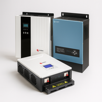 Hybrid Solar Inverter Set Engineered for Whole-House Power, 9kW Output, Battery Management, Grid-Tied Compatible